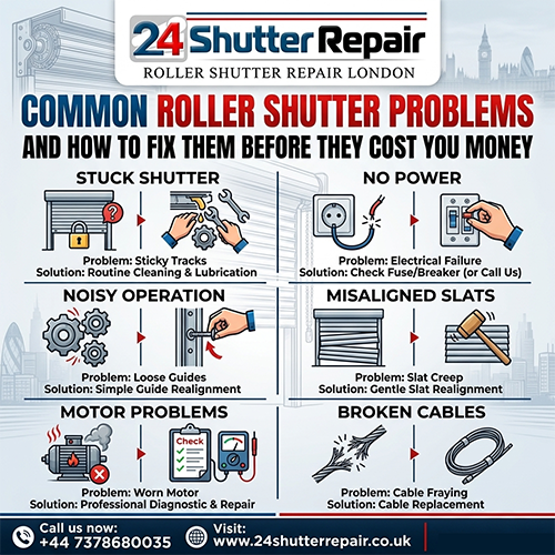 Common Roller Shutter Problems and How to Fix Them Before They Cost You Money
